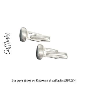 💯🔥 Cufflinks - Vintage Designer Silver Plata de 1a Ley Cufflinks - EUC